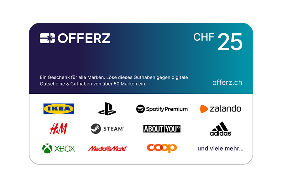 Offerz.ch Gutschein CHF 25