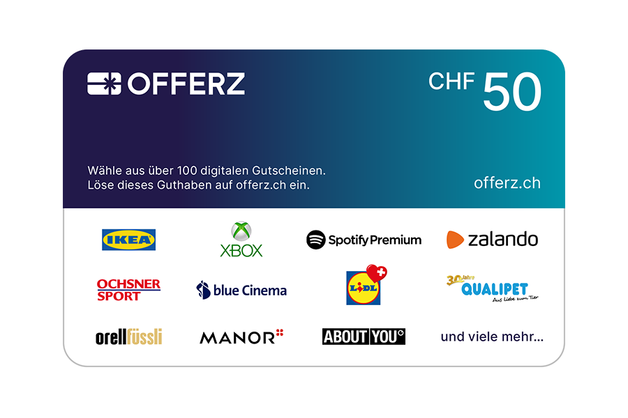 Offerz.ch Gutschein CHF 50