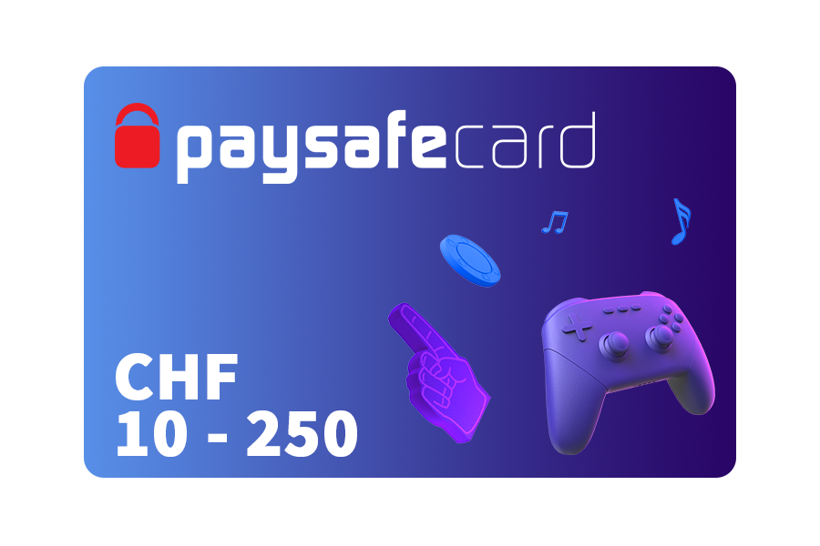 paysafecard variabler PIN CHF 10 - 250