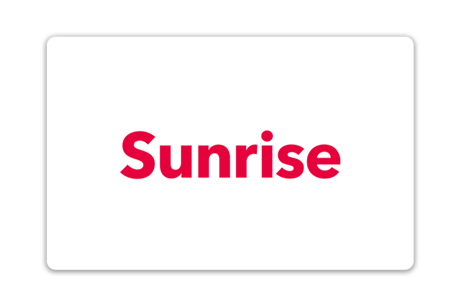 Sunrise PrePaid Guthaben CHF 30