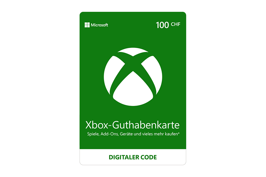 Xbox Live Guthaben CHF 100