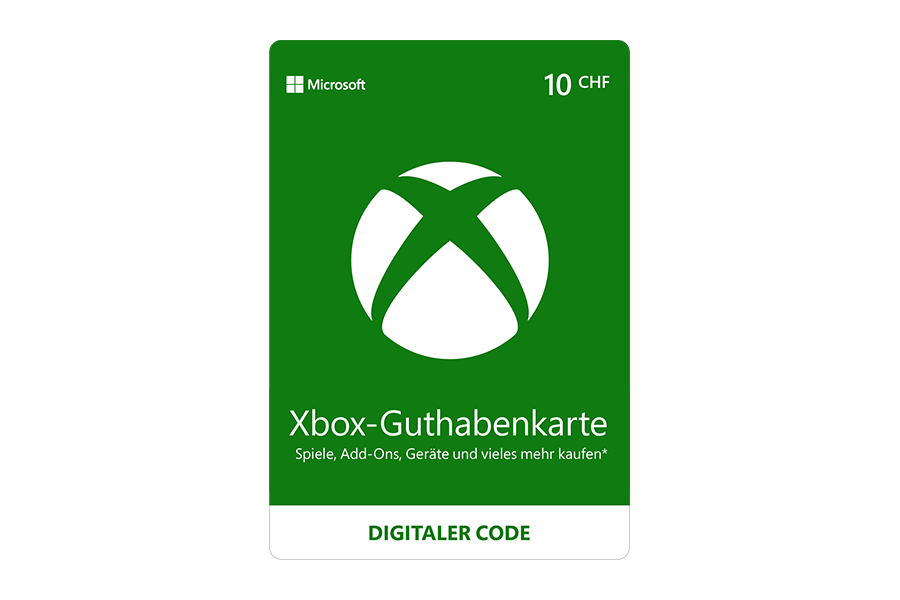 Xbox Live Guthaben CHF 10