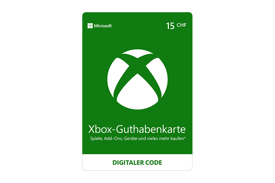 Xbox Live Guthaben CHF 15