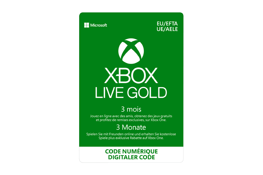 Xbox Live Gold 3 Monate